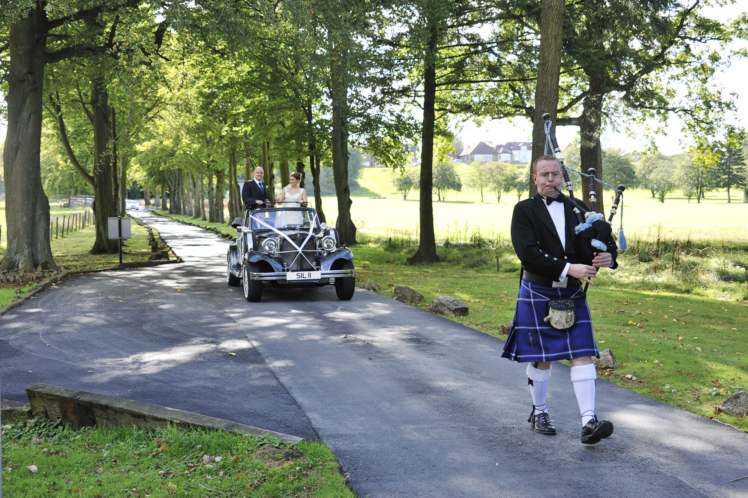 Wedding Party Arrival